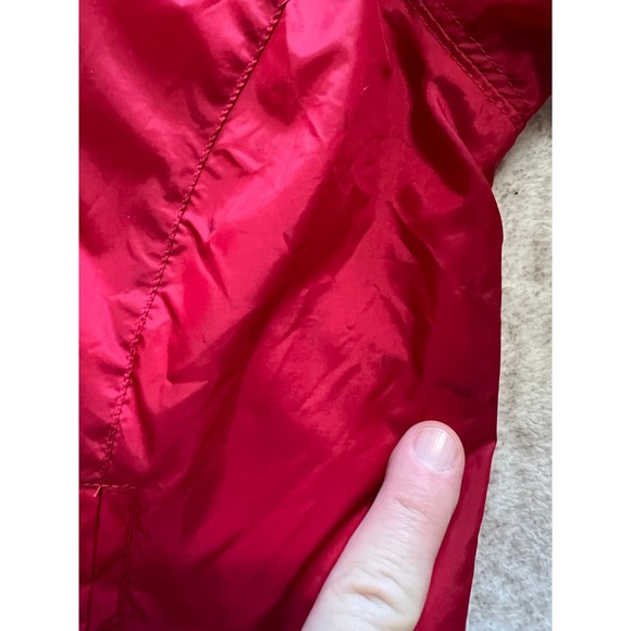 Nike Red and Black Full Zip Front Windbreaker Jacket Size M - Picture 7 of 10